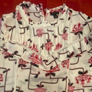 Ann Taylor mock neck blouse